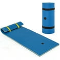 thumbnail image 1 of Costway 3-Layer Tear-proof Water Mat Floating Pad Island Water Sports Relaxing Blue, 1 of 9