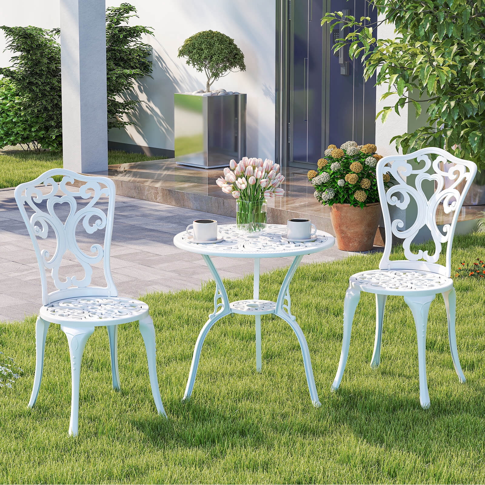 canvas umbrella patio Tilt Patio Umbrella