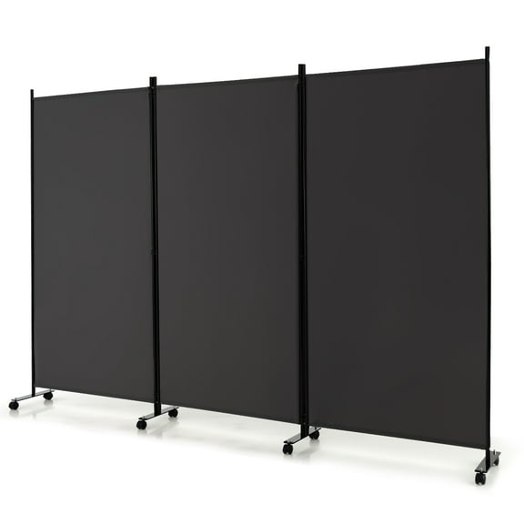 Oriental Furniture 5 1/4 ft. Pink Harmony Canvas Room Divider - 6 Panel