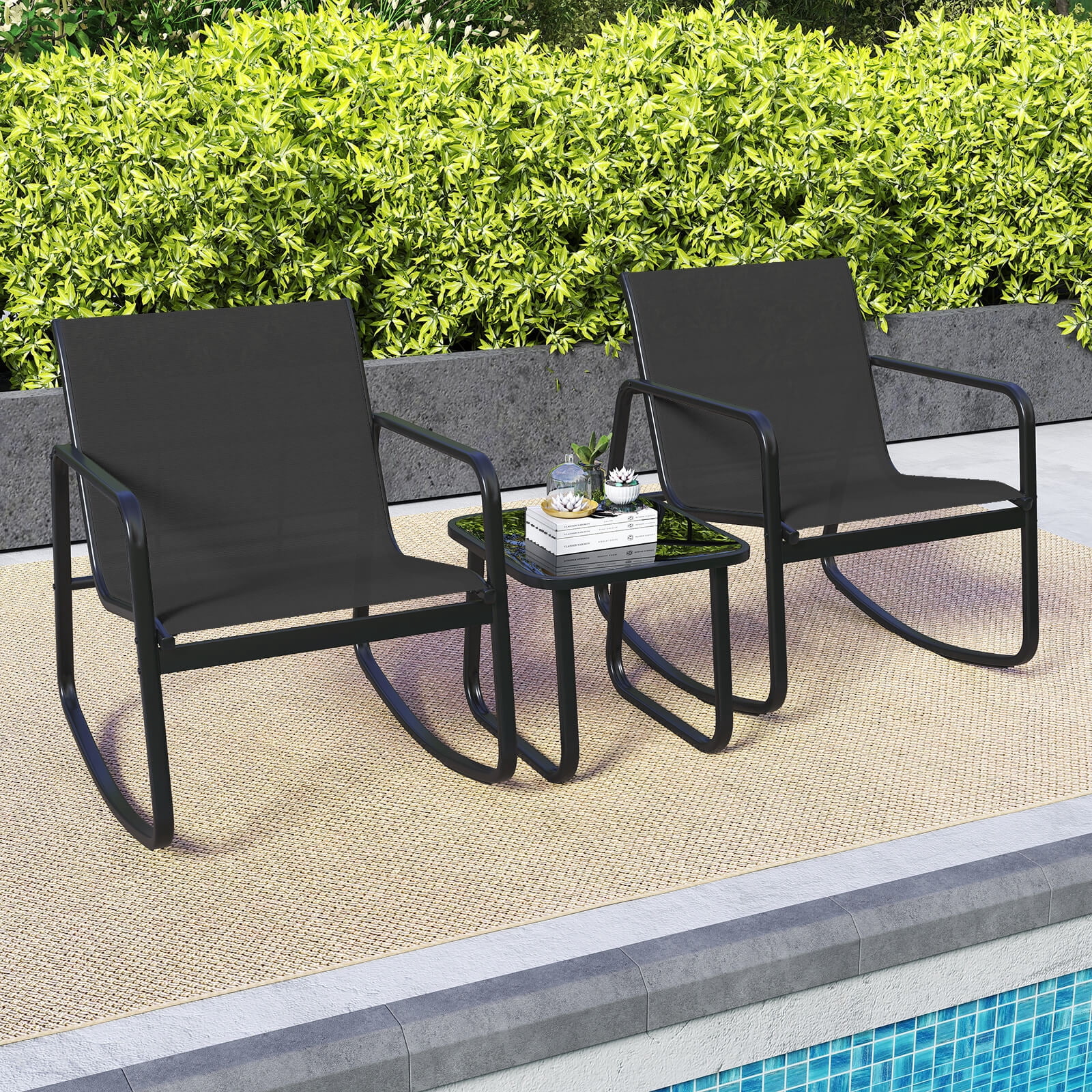 Alpine Corporation Indoor/Outdoor Mediterranean Tile Design Set