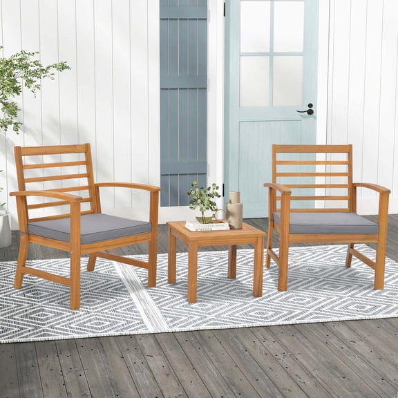 Costway 3 Pieces Patio Outdoor Conversation Sets