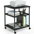 thumbnail image 1 of Costway 3-Tier Black Rolling Printer Stand Costway 3-Tier Black Rolling Printer Stand, Black, 1 of 10