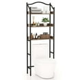 thumbnail image 1 of Costway 3-Tier Over-The-Toilet Bathroom Spacesaver Storage Rack Standing Shelf Organizer Black, 1 of 10
