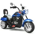 thumbnail image 1 of Costway 3 Wheel Kids Ride On Motorcycle 6V Battery Powered Electric Toy Blue, 1 of 7