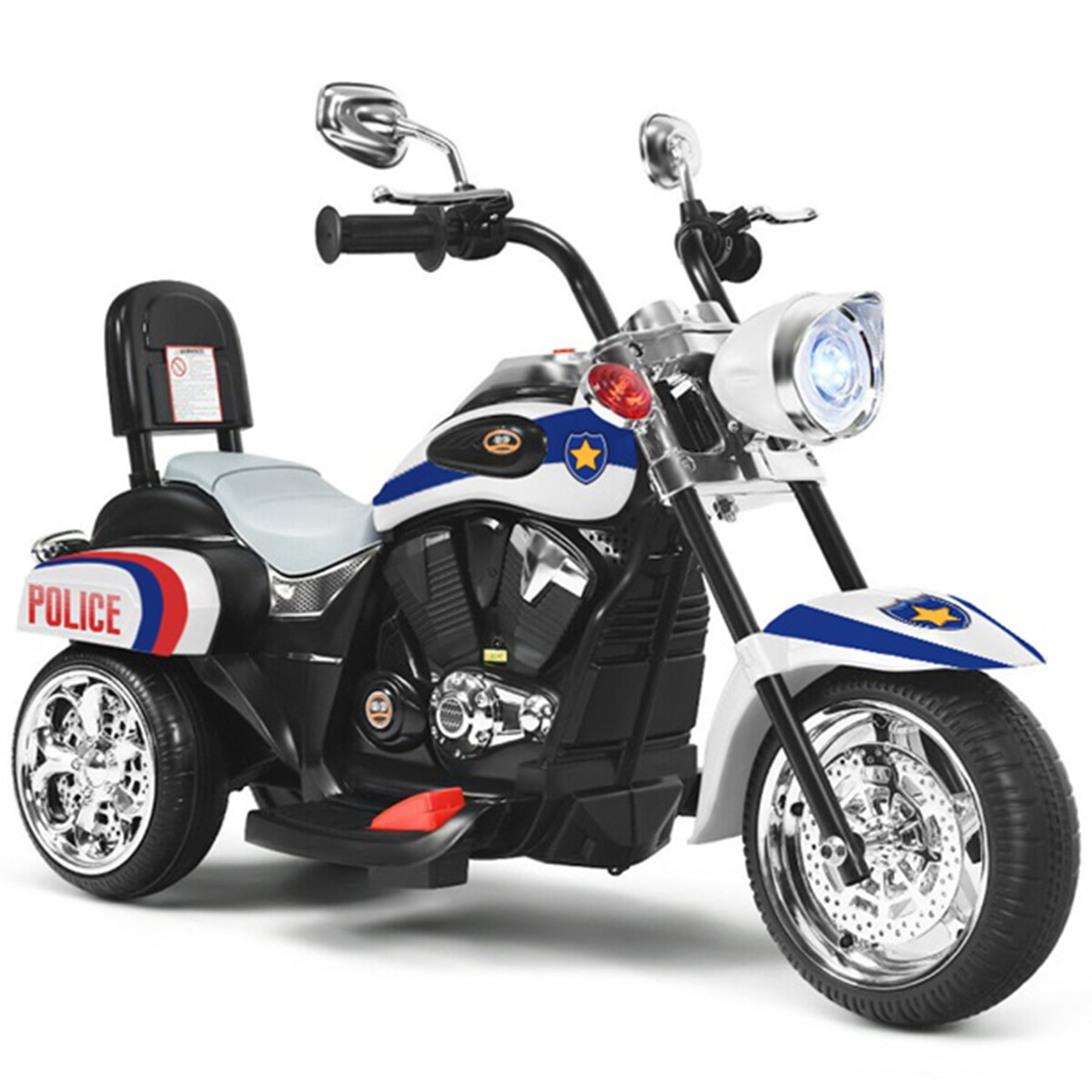 Yキッズ Costway Kids Ride on Chopper Motorcycle, 6V Battery, 3 Wheel