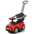 thumbnail image 1 of Costway 3-in-1 Ride-On Push Car Red Ages 12-36 Months for Toddlers with Steering Wheel, 1 of 12