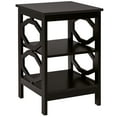 thumbnail image 1 of Costway 3-tier Nightstand Sofa Side End Accent Table Storage Display Shelf Espresso, 1 of 11