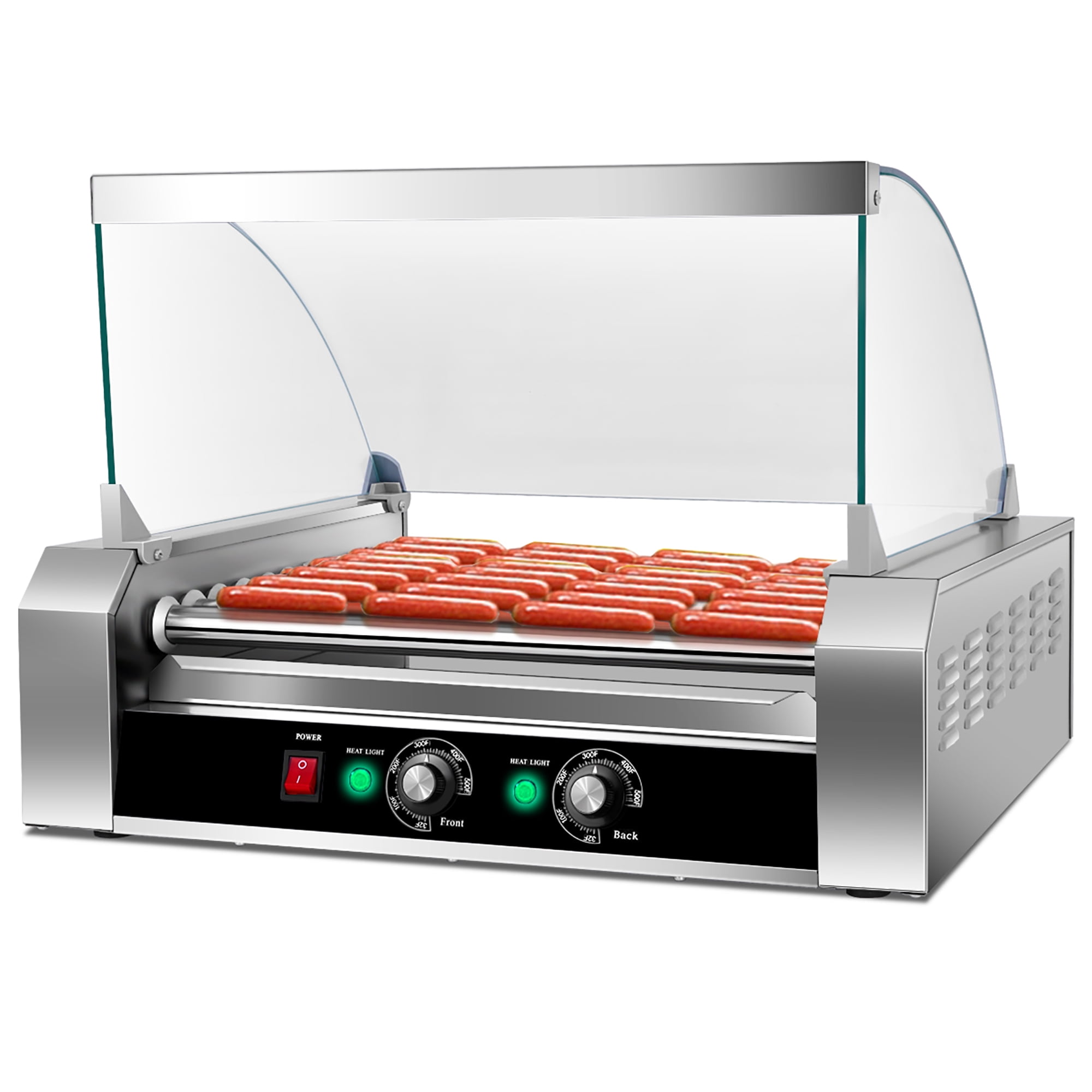 Costway 30 Hot Dog Capacity Commercial Hot Dog Roller Grill