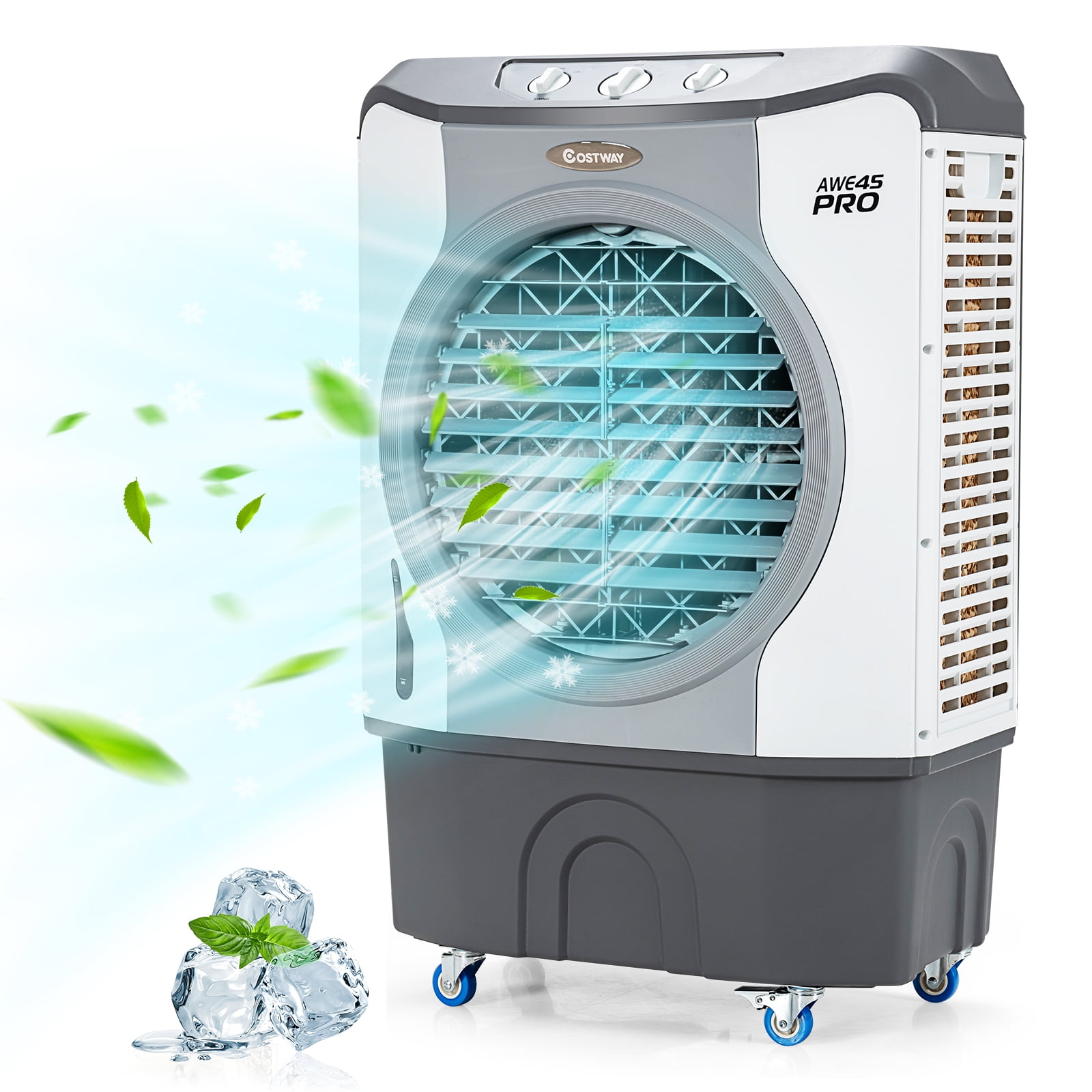 Portable 45L Evaporative Air Cooler 3 in 1 Eco Friendly Outdoor Swamp portable-45l-evaporative-air-cooler-3-in-1-eco-friendly-outdoor-swamp