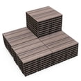 thumbnail image 1 of Costway 36 PCS Interlocking Deck Tiles Anti-slip Floor Tiles for Poolside All Weather Grey, 1 of 9