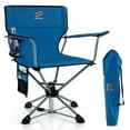 thumbnail image 1 of Goplus 360° Swivel Hunting Chair with Mesh Cup Holder & Storage Pockets Cozy Backrest Blue, 1 of 10