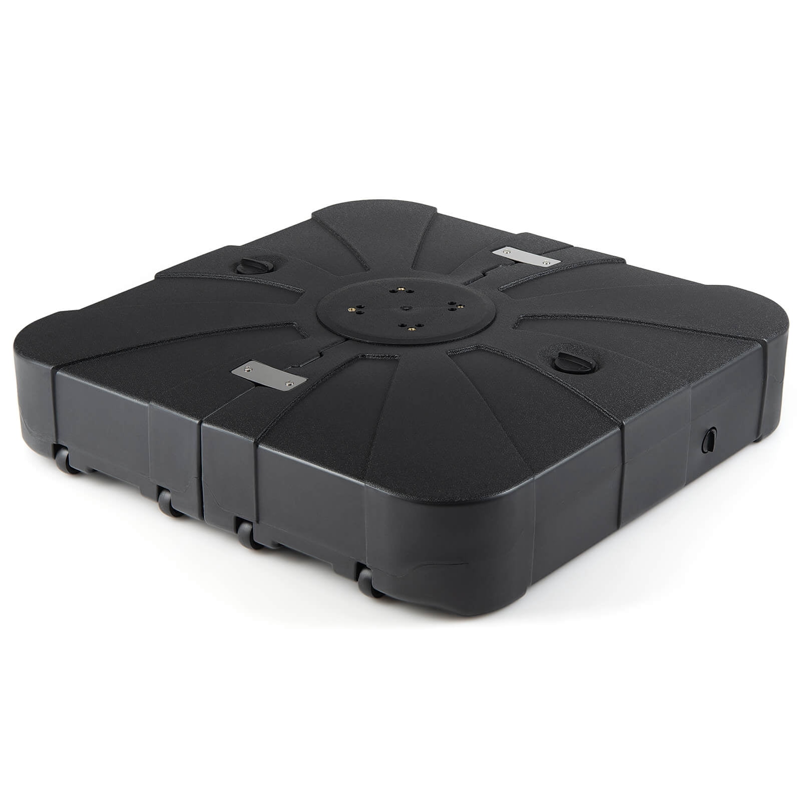 Costway 375 LBS Outdoor Cantilever Umbrella Base with Wheels for Garden Deck Poolside