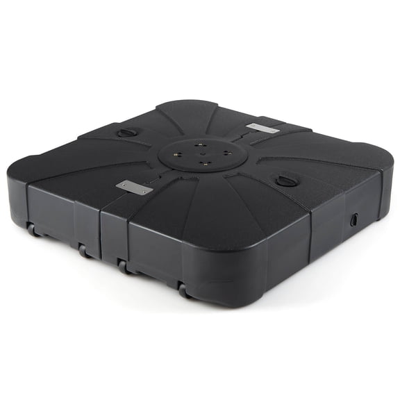 Costway 375 LBS Outdoor Cantilever Umbrella Base with Wheels for Garden Deck Poolside