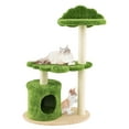 thumbnail image 1 of Costway 38" Cute Cat Tree Cat Condo Furniture with Fully Wrapped Sisal Scratching Posts, 1 of 10
