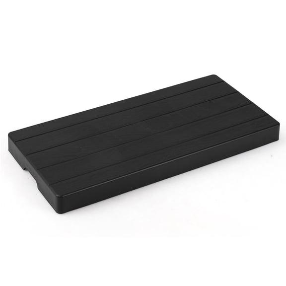 Costway 38" x 18" x 3" Mini Split Condenser Pad for Ductless Heat Pump HVAC Systems Black