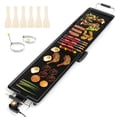 thumbnail image 1 of Costway 39.5" Extra Large Electric Teppanyaki Grill with 2 Cooking Surface Adjustable Temperatures and Drip Tray, 1 of 11