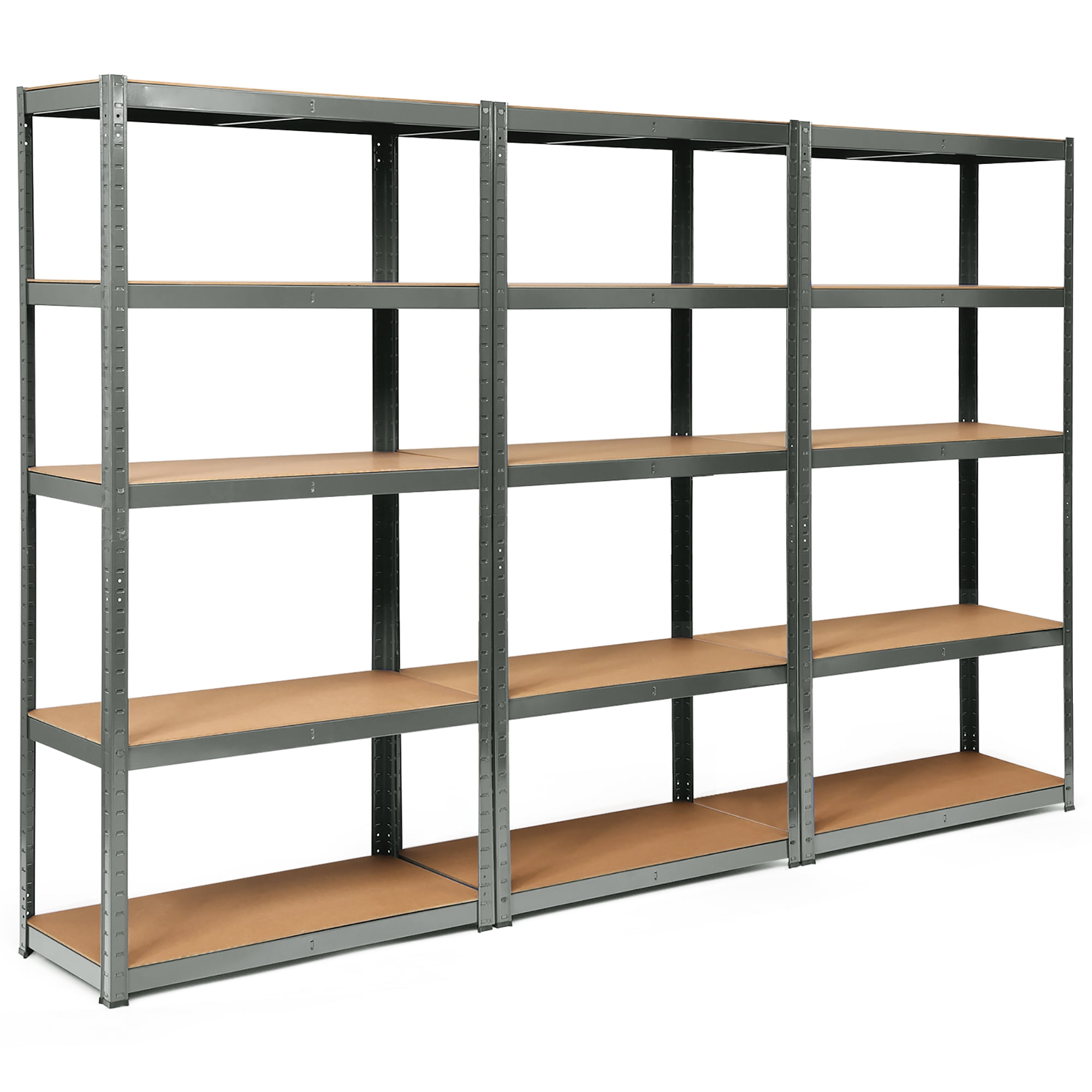 Slim Space Retractable Racks with Three Roll-out Units, Closed Dimensions  (58.5 W x 43 D x 82 or 91 H), #SMS-70-S3-1836-SS3
