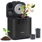 Costway 4 L Electric Composter for Kitchen Smart Waste Dispenser with Lid, Auto-Cleaning