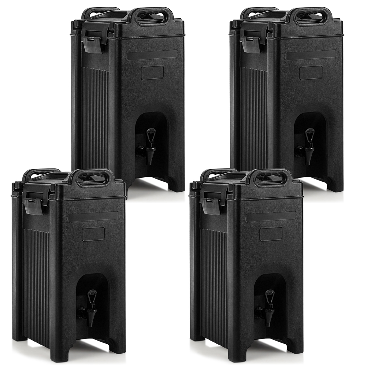Costway 4 Pack Insulated Beverage Server/Dispenser 5 Gallon