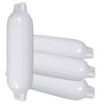 thumbnail image 1 of Costway 4 Ribbed Marine 6.5''X 23''Boat Fender Vinyl Bumper Dock Shield Protection White, 1 of 4
