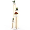 thumbnail image 1 of Costway 4-Tier Metal Plant Stand 49.5" Tall Potted Planter Display Shelf Storage Rack White, 1 of 10