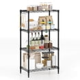 thumbnail image 1 of Costway 4-Tier Metal Storage Shelving Unit 600 LBS Storage Organizer with V-Shaped Rack, 1 of 10