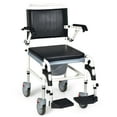 thumbnail image 1 of Costway 4-in-1 Bedside Commode Chair Commode Wheelchair with Detachable Bucket, 1 of 10