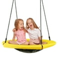 thumbnail image 1 of Costway 40'' Nest Tree Swing Round Swing w/ Adjustable Hanging Ropes & Oxford Waterproof Cloth Outdoor Swing, 1 of 9