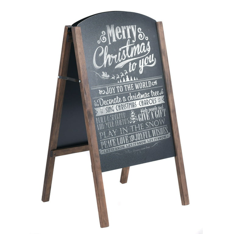 Week & Month Combo Framed Chalkboard + 6 sections, Vertical Knope
