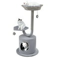 thumbnail image 1 of Costway 42'' Cat Tree Tower 3-Layer Activity Center with Scratching Post Condo & 2 Perches, 1 of 10