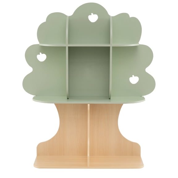 Costway 45 Kids Tree Bookshelf with Open Shelves for Reading Nook, Nursery, Classroom