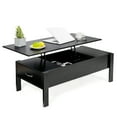 thumbnail image 1 of Costway 47'' Lift Top Coffee Table Modern W/ Hidden Compartment &Drawers For Living Room Black, 1 of 11