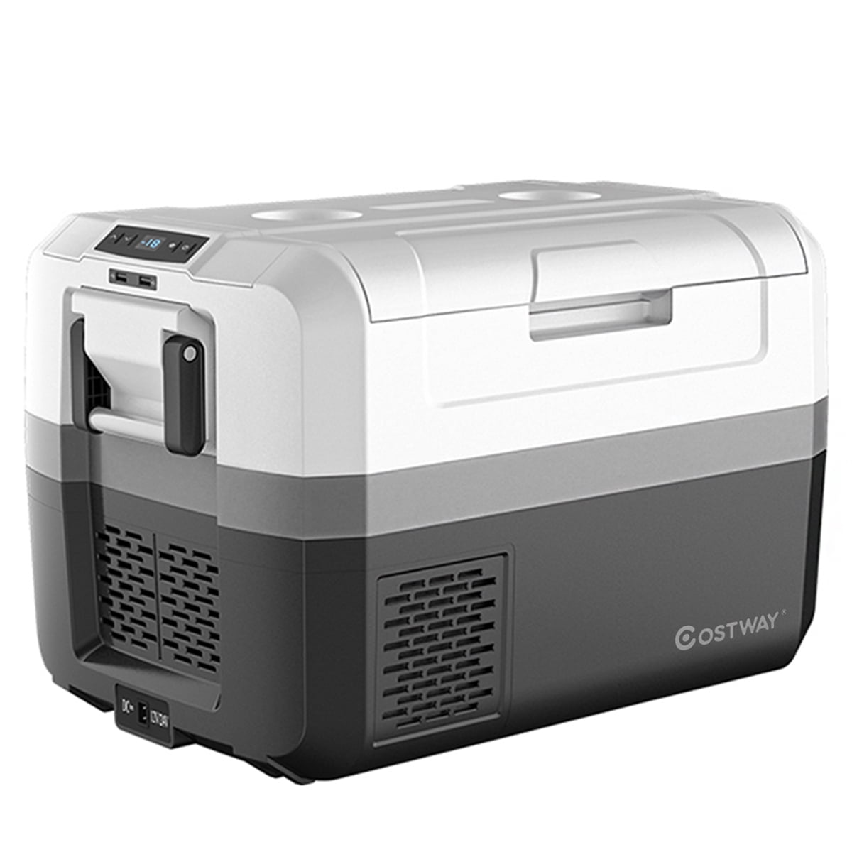 VEVOR 1.4 cu. ft. Portable Outdoor Refrigerator Carbon Steel Car