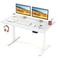 thumbnail image 1 of Costway 48'' x 30'' Electric Adjustable Standing up Desk Dual Motor w/ Controller, 1 of 11