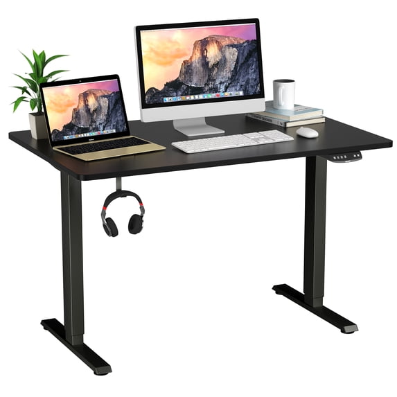 Costway 48'' x 30'' Electric Adjustable Standing up Desk Dual Motor w/ Controller