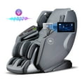 thumbnail image 1 of Costway 4D SL-Track Full Body Massage Chair with Zero-Gravity Design, Heated Shawl, Neck Gray, 1 of 10