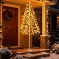thumbnail image 1 of Costway 5 FT Lighted Birch Tree with 240 Warm White Light LED Lights, Weighted Base, 1 of 10