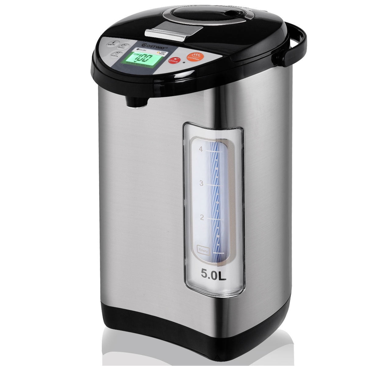 Costway 5-Liter LCD Water Boiler and Warmer Electric Hot Pot Kettle Hot  Water Dispenser - Walmart.com
