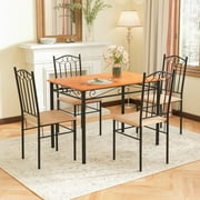 https://i5.walmartimages.com/seo/Costway-5-PC-Dining-Set-Wood-Metal-30-Table-and-4-Chairs-Black-Kitchen-Breakfast-Furniture_f0d34285-f009-40d4-9950-fbd593f9a528.3a77e5316dbfef9998cef5a9b6d5ab68.jpeg?odnWidth=180&odnHeight=180&odnBg=ffffff