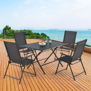Fold And Store Outdoor Dining Set
