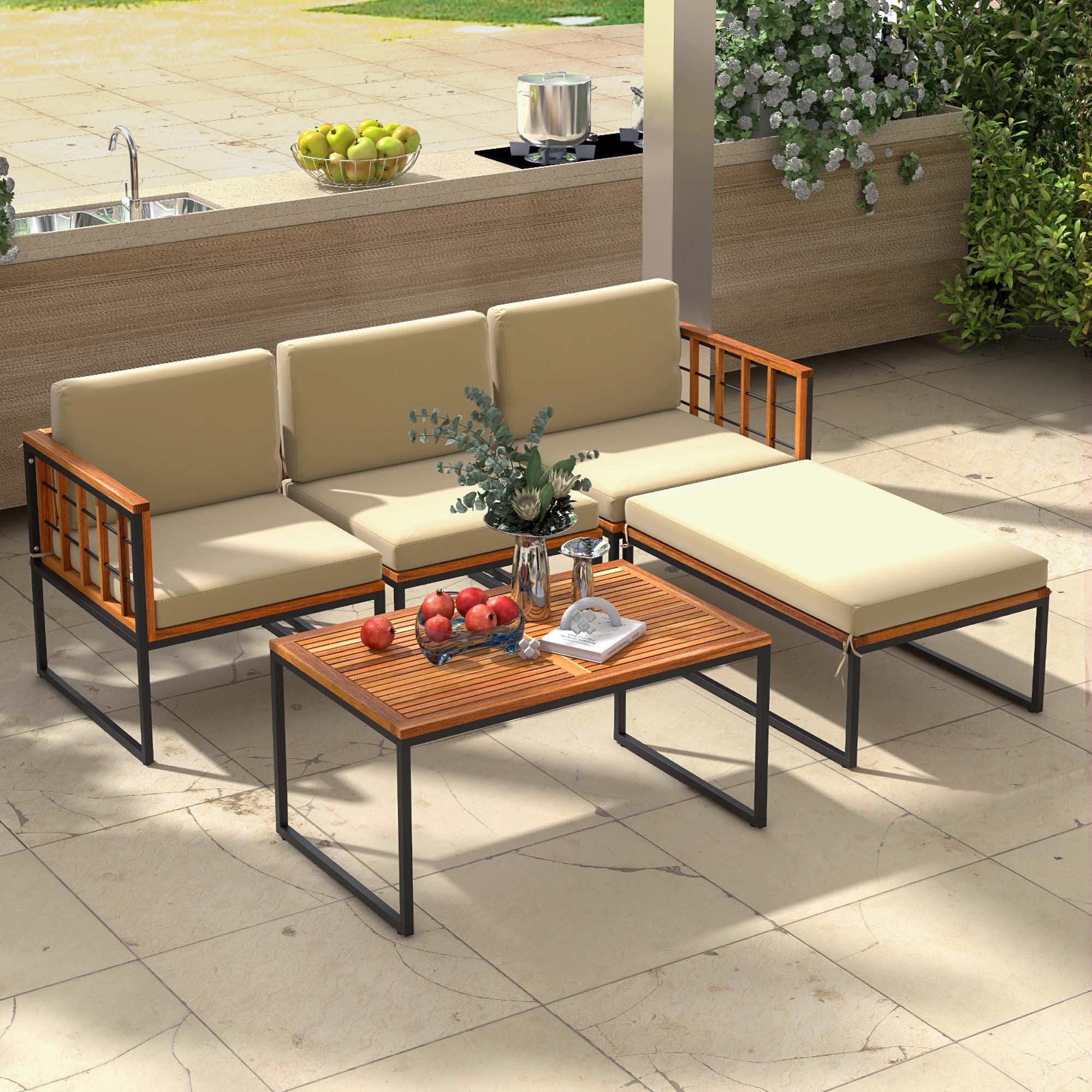 Costway 5 pcs patio furniture set hotsell