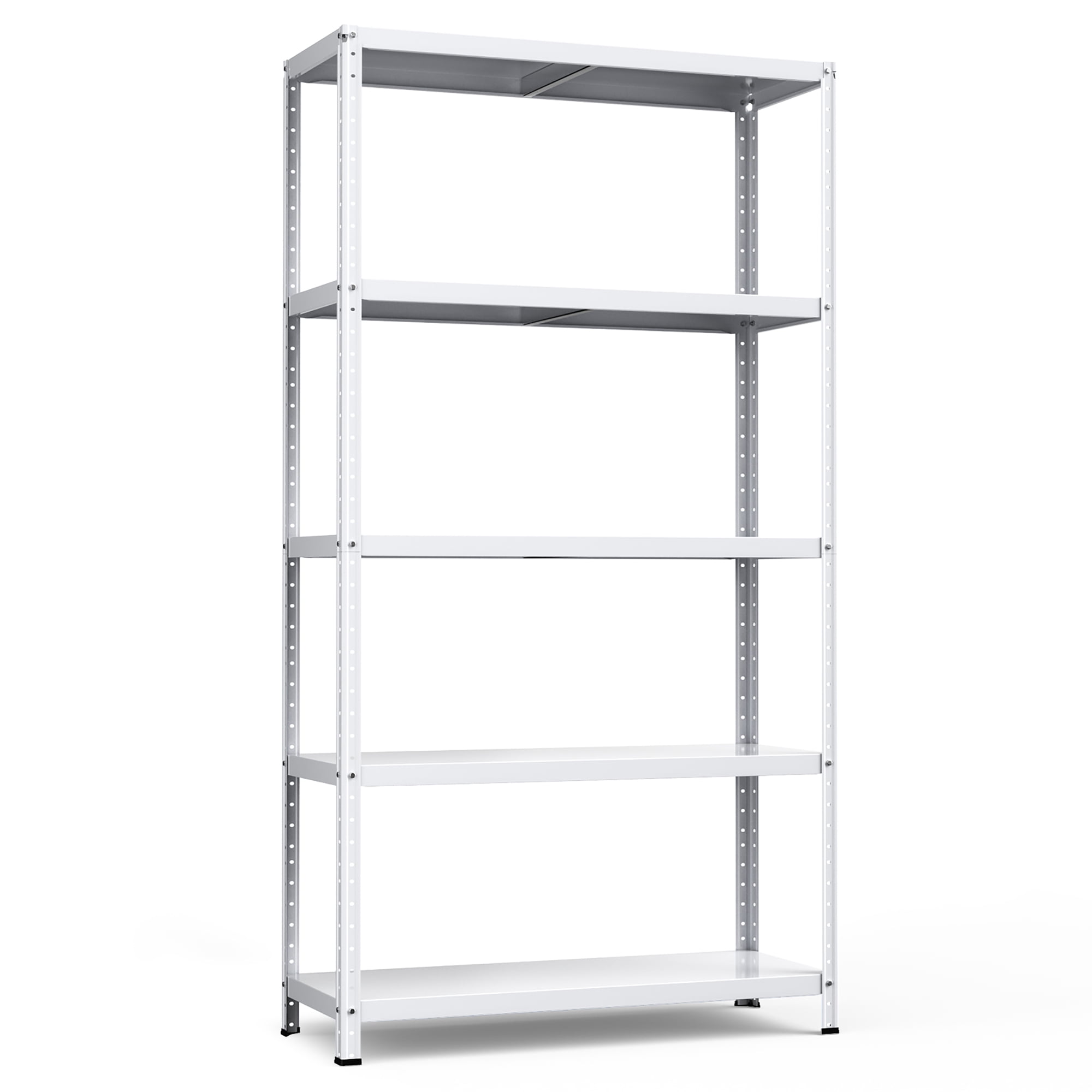 Costway 5-Tier Metal Shelving Unit Adjustable Heavy-Duty Utility ...