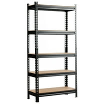Costway 5-Tier Metal Storage Shelves 60'' Garage Rack Adjustable