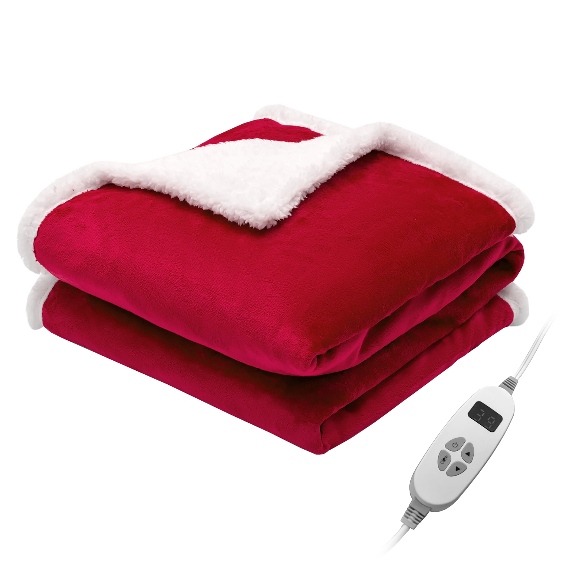 Costway 50'' x 60'' Large Electric Heated Blanket Throw Reversible
