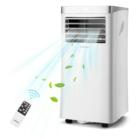 Costway 5000 BTU (8000 BTU ASHRAE) Portable Air Conditioner 3-in-1 Air Cooler with Remote Control