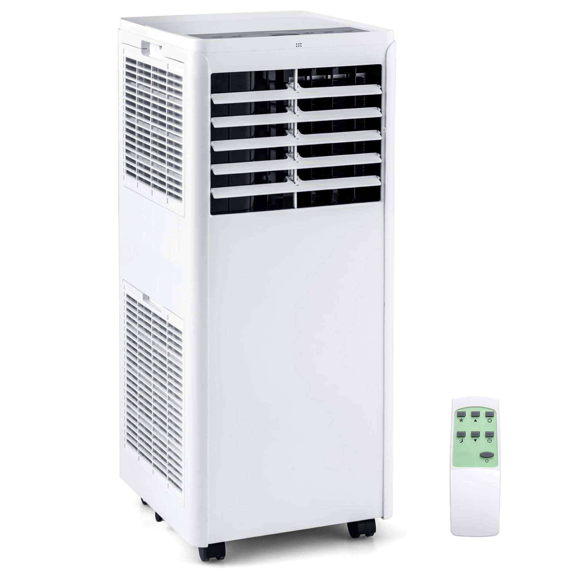 Costway 5000 BTU (8000 BTU ASHRAE) Portable Air Conditioner with Dehumidifier & Fan Sleep Mode & 24H Timer