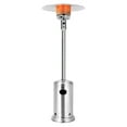 thumbnail image 1 of Costway 50000 BTU Propane Patio Heater Standing Steel with Wheels Silver, 1 of 10