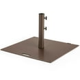 thumbnail image 1 of Costway 50LBS Patio Square Umbrella Base Stand Market Umbrellas Handle Wheels, 1 of 12