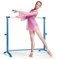 thumbnail image 1 of Costway 51'' Portable Freestanding Stretching Dancing Ballet Bar with 4 Adjustable Heights Blue, 1 of 12