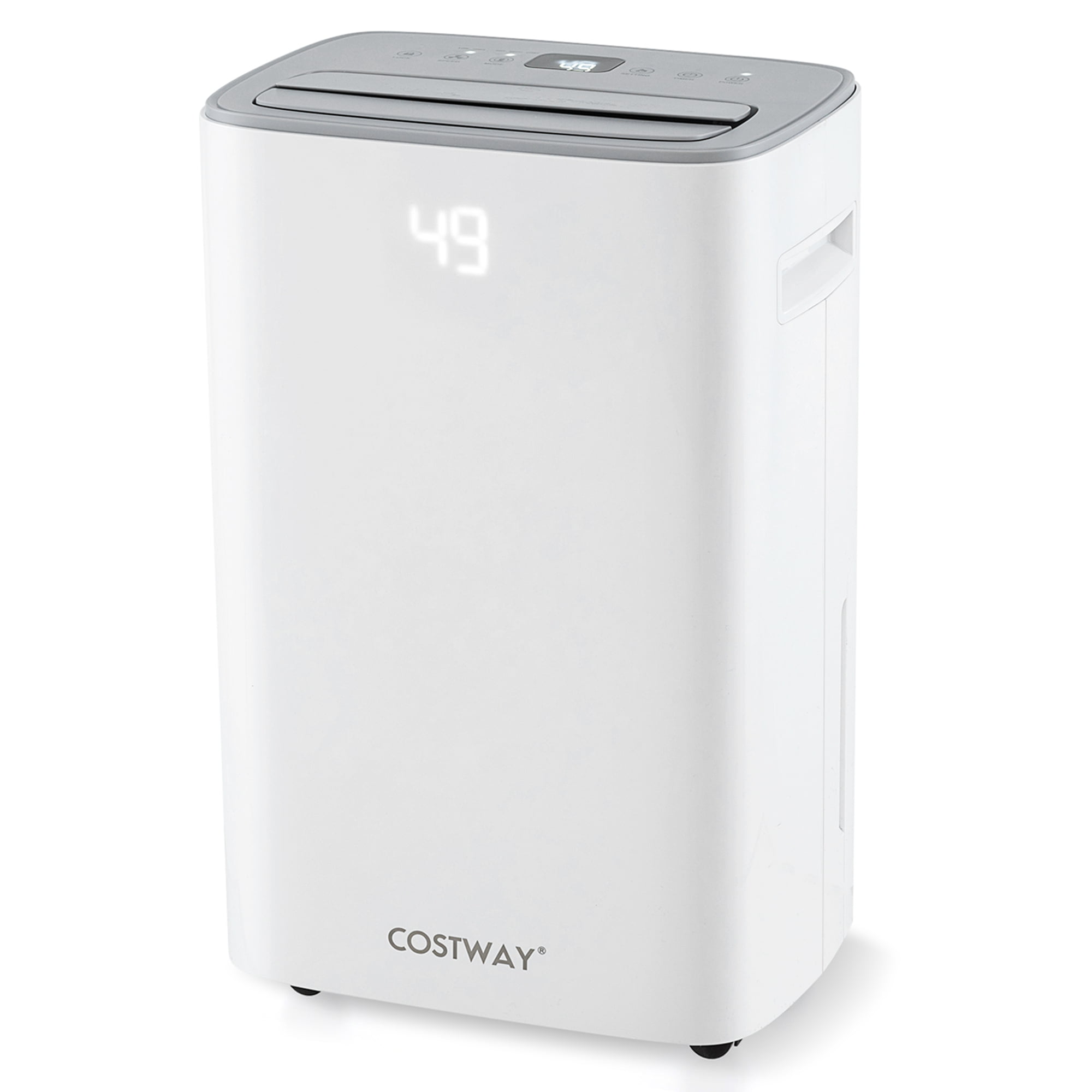 Costway 15.5 Pint(DOE) Dehumidifier for Basement 4500 Sq. Ft Portable Dehumidifier 24H Timer (MAX 52Pint at 95°F, 90%RH)